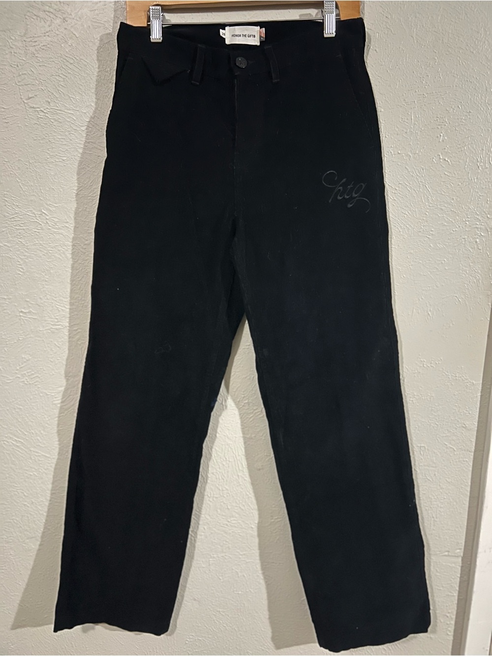 HTG Honor the Gift Black Men's Corduroy Pants size 28